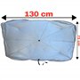 Pare-soleil de voiture pliable 130 x 75 cm - Anti-UV pour pare-brise avant - Protection solaire intérieure voiture - Universel p