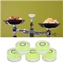 5pcs 15mm mini-niveau rond bulle verte bullseye diamètre outil de mesure pour balance balance