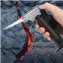Akozon flamme torche, laboratoire dentaire allumage flamme flamme brûleur à gaz butane torche soudeur soudeur avec verrouillage 