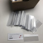 Lot de 100 porte-étiquettes autocollants transparents de 39 mm et 100 mm de long – Étiquettes de prix pour étagère