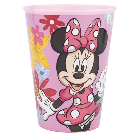 GOBELET RÉUTILISABLE POUR ENFANTS EN PLASTIQUE SANS BPA 260 ML | MINNIE MOUSE SPRING LOOK