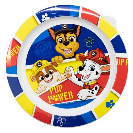 MICRO ASSIETTE POUR ENFANTSS | PAW PATROL PUP POWER