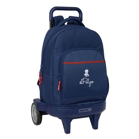 Cartable à roulettes El Pulpo Blue marine 33 x 45 x 22 cm