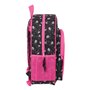 Cartable Kuromi Noir Fuchsia 33 x 42 x 14 cm