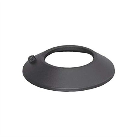 S&M 485602 - Enjoliveur émaillé noir Ø 80 mm | Rosace pour conduits de poêles et cheminées