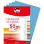 FIXO Paper 11110331 Lot de 50 feuilles de papier cartonné A4 Bleu clair 180 g