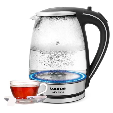 Taurus Aroa Glass - Bouilloire électrique en verre 2200W