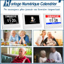 SINOIDEAS Horloge Numérique Calendrier Horloge Alzheimer Horloge Démence 7" LCD avec Date, Jour Et Heure, C'est pour Les Parents