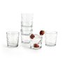 Verre d'eau Quid Rombos Transparent verre 260 ml (6 Unités)