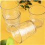 Verre d'eau Quid Rombos Transparent verre 260 ml (6 Unités)