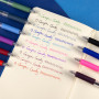 Campus Candy Stylo à bille à encre gel à séchage rapide et résistant à l'eau avec trait de 0,7 mm Bordeaux