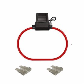 Movilideas 1 porte-fusible pour voiture aérienne résistant à l'eau avec 2 fusibles de 2 ampères. Movilideas 1 porte-fusible pour voiture aérienne résistant à l'eau avec 2 fusibles de 2 ampères.