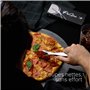 Cready Proslice | Roulette à pizza inox premium | Coupe pizza avec manche antidérapant | Couteau pizza pro | Pizza accessoire | 