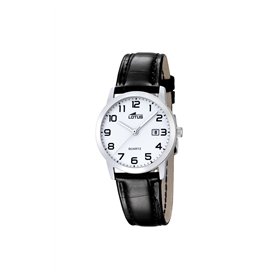 LOTUS Lotus-18240/1-Montre Femme-Quartz-Analogique-Bracelet Cuir Noir LOTUS Lotus-18240/1-Montre Femme-Quartz-Analogique-Bracelet Cuir Noir