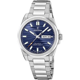 Festina Montre Swiss Made pour Homme F20073/2 Swiss Made Dune Boîtier en Acier Inoxydable Gris Bracelet en Acier Inoxydable Gris Festina Montre Swiss Made pour Homme F20073/2 Swiss Made Dune Boîtier en Acier Inoxydable Gris Bracelet en Acier Inoxydable Gris