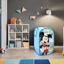 SUPERDIVER - Corbeille pliable Mickey Mouse - Licence officielle Disney - Idéale pour ranger les jouets et vêtements - 36x36x58 