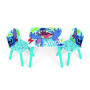 ARDITEX - Set de table et 2 chaises pour enfants en bois - 50 x 50 x 44 cm et 26