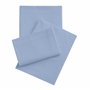 Degrees Home Premium - Parure de lit 160x200 - Drap Housse 160x200 - Drap Plat 160x200-2 taies d'oreiller 80x50, Bleu Clair