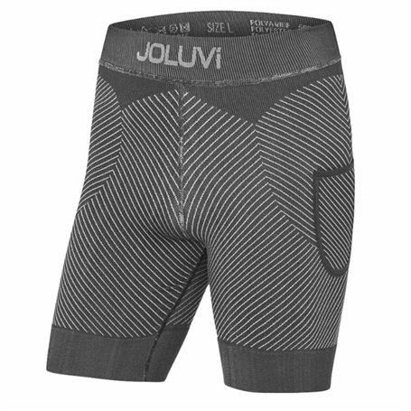 Short de Sport pour Femme Joluvi Trail Tech Noir Running