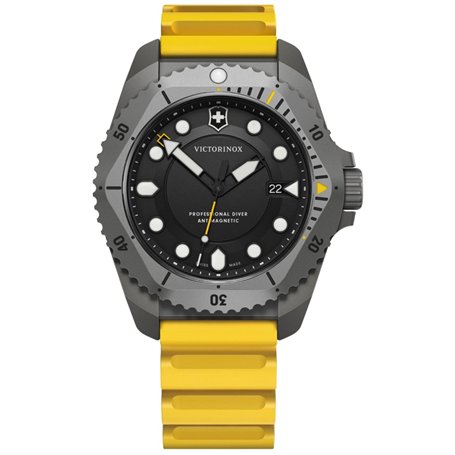 Victorinox dive Pro Montre Homme Analogique Automatique avec Bracelet Caoutchouc V241992