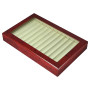 MaestroRelojero - Vitrine en Bois pour 12 Stylos | Plateau Porte Stylo | Présentoir à Stylo | en Bois Cherry