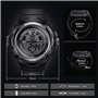 BANGLIN 10 ATM Lumineux Imperméable Montre de Plongée Numérique avec Chronomètre et Fonctions d'alarme, Supporte l'affichage du