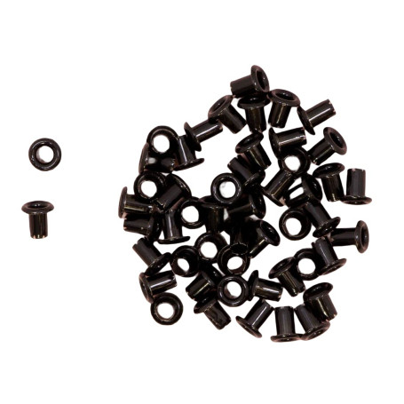 Craftelier - Lot de 50 Mini Oeillets Idéal pour Le Scrapbooking et l'Artisanat | Valable pour Différents Matériaux | Taille Diam