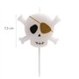 dekora | Bougie D'Anniversaire | Sans Parfum | Design Pirate | Parfait Pour Les Célébrations D'Enfants
