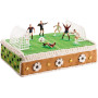 Dekora, Décoration de gâteau d'anniversaire, gâteau sur le thème du football et du sport, 7 figurines, 2 cages et 1 ballon