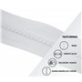 DOJA Barcelona | Fermeture Eclair 50 cm Blanche | Pack 10 Fermeture Eclair Séparable #5 | Curseur Automatique | Dent Plastique |