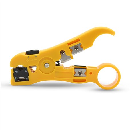 DOJA Barcelona | Pince a Denuder les Cables Coaxiaux | Pack 1 | Premium | 125mm | Pince a Denuder Cable antenne | Pour Denudeur