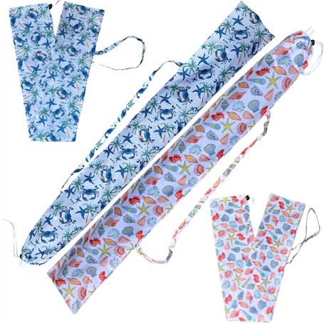 X2 Sac Parasol De Plage. Housse Parasol Plage. Accessoires Plage. Housse De Parasol De Plage Avec Poignée Robuste