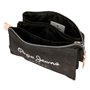 Pepe Jeans Cintia Trousse Triple Noire 22 x 12 x 5 cm Polyester by Joumma Bags