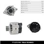 TESLA TECHNICS TT12375 PRO Alternateur de voiture 12V, Alternateur 120A. Compatible avec ALFA ROMEO, Opel. Excellent relation qu