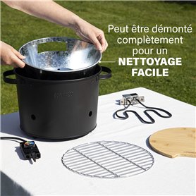 Koala Spain 62610007 Lot de 4 pailles réutilisables en verre avec 1 brosse nettoyante