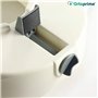 OrtoPrime Rehausseur WC Adulte avec Accoudoirs Rembourrés – Rehausseur de Toilette 12 cm – Siège WC Handicapé avec Sécurité – Re