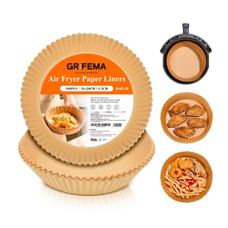 GRIFEMA Papel Freidora Aire 100 Piezas