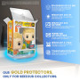 Fanatiko Lot de 20 Protecteurs GOLD pour Funko Pop 4" - Protection Pop de 0,5mm - Gardez vos Figurines en Parfait État avec la P