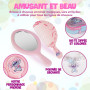 Disney - Stitch Accessoire Bijoux et Cheveux Fille - Cadeau Stitch Enfant - Lilo et Stitch Idée Cadeau Fille - Brosse, collier, 