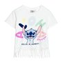 STITCH T-Shirt à Manches Courtes pour Enfant Blanc - Marque EAN : 8445484508574 - Taille 6 Ans