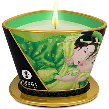SHUNGA BOUGIE MASSAGE 170 ML THÉ VERT