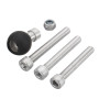 MOMOALA Ram Ram-B-367U Base De Serrage De Guidon Moto avec 1 Ball & M8 Vis Kit Set