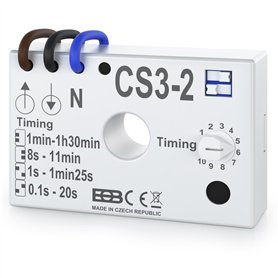 Elektrobock CS3-2 Relais pour éclairage d'escalier encastré Blanc Elektrobock CS3-2 Relais pour éclairage d'escalier encastré Blanc