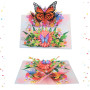 Magic Moments® Carte Pop-Up Merveille des Papillons – Grande Carte Anniversaire Femme, Fille, Mères – Carte Mariage Félicitation