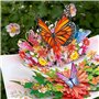 Magic Moments® Carte Pop-Up Merveille des Papillons – Grande Carte Anniversaire Femme, Fille, Mères – Carte Mariage Félicitation