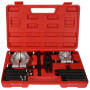 SIXTOL Mechanic Bearing Puller 12 | Kit extracteur de roulement | 12 pièces | Compatible avec Machines et véhicules | Mallette à