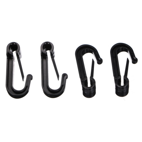 SIXTOL Car Net Hooks Lot de 10 Crochets de Rechange en Plastique pour Filet à Bagages de Voiture