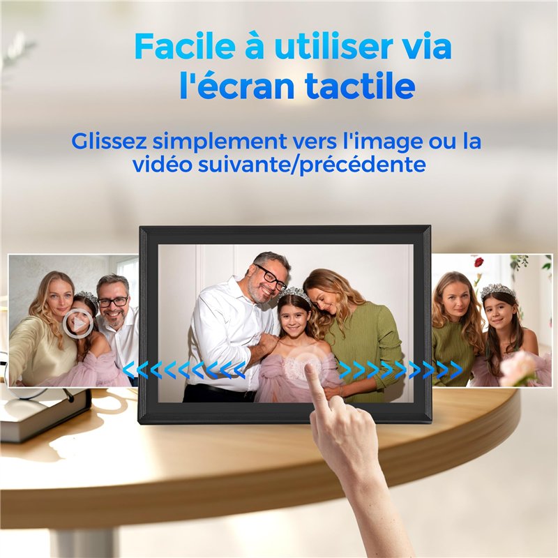 Parure de lit - 1 housse de couette 220 x 240 cm + 2 taies d'oreiller 60 x 60 cm - 100% coton renforcé - Brun