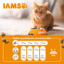 IAMS Advanced Nutrition - Croquettes Allégées – Adaptées aux Chats Stérilisés - Complètes équilibrées - Favorise le Contrôle du 