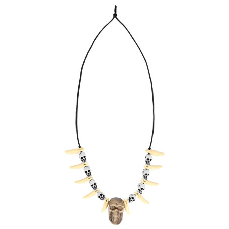 Boland 74185 - Collier tête de mort dent